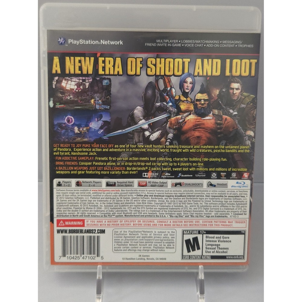 Borderlands 2 (PS3) - Tested - CIB Complete - Picture 3 of 11